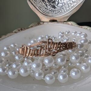 Vintage Goldtone Wire Name Marilyn Bracelet